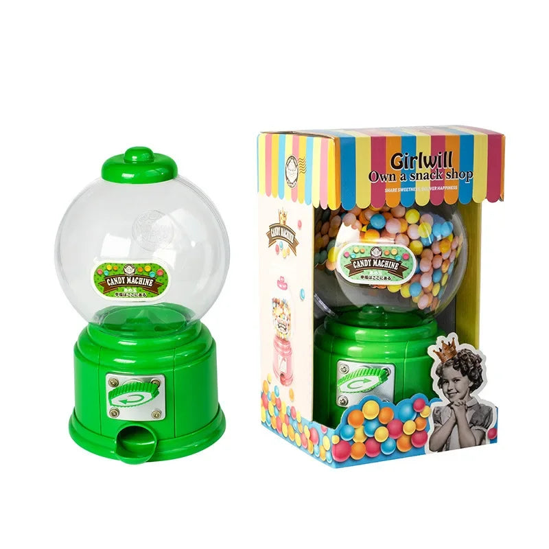 Candy Machine Girl Gumball Candies and Sweets Children Moneybox Creative Candy Dispenser Money Box Storage Box Toy Gift Ideas