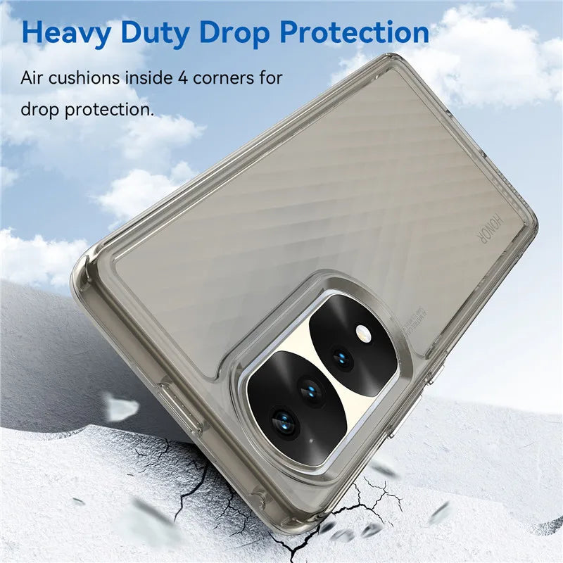 For Honor 70 Pro Case For Honor 70 Pro Cover 6.78 inch Shockproof Candy Soft Silicone Transparent Bumper For Honor 70 Pro 5G