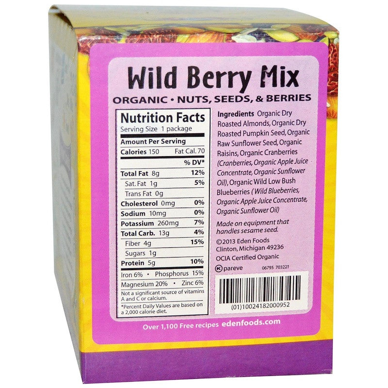 Eden Foods Wild Berry Mix (12x1 OZ)-1